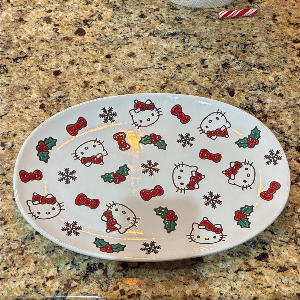 Large Hello Kitty Ceramic Plate
